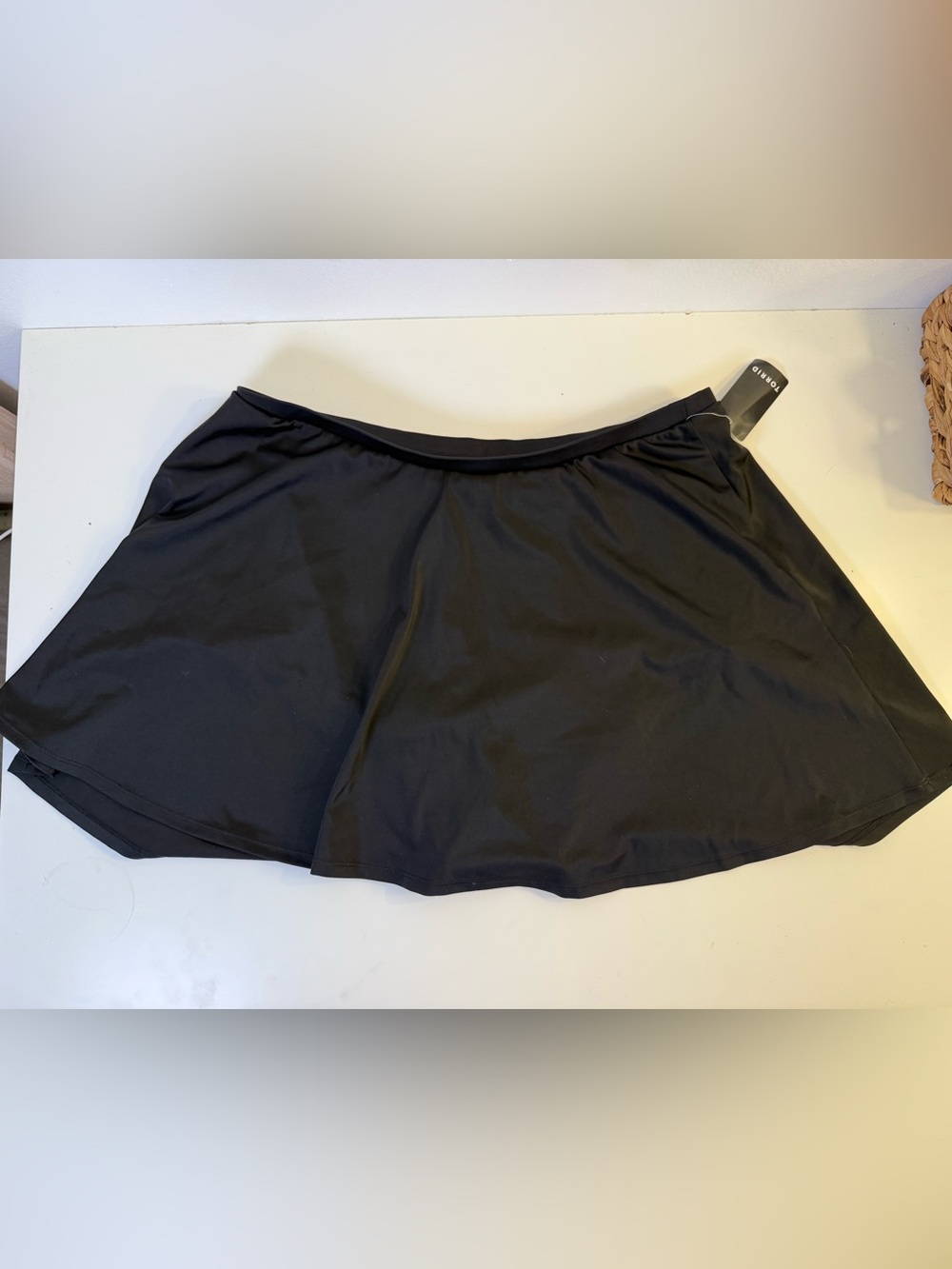 torrid Black Flared Skater Skort